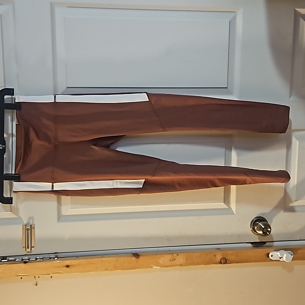 CALIA COLD WEATHER COLLECTION HIGH RISE LEGGING: FULL LENGTH: BROWN: NWT: XS